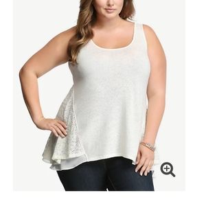 🎊LACE INSET TANK TOP*******SIZE 6*********